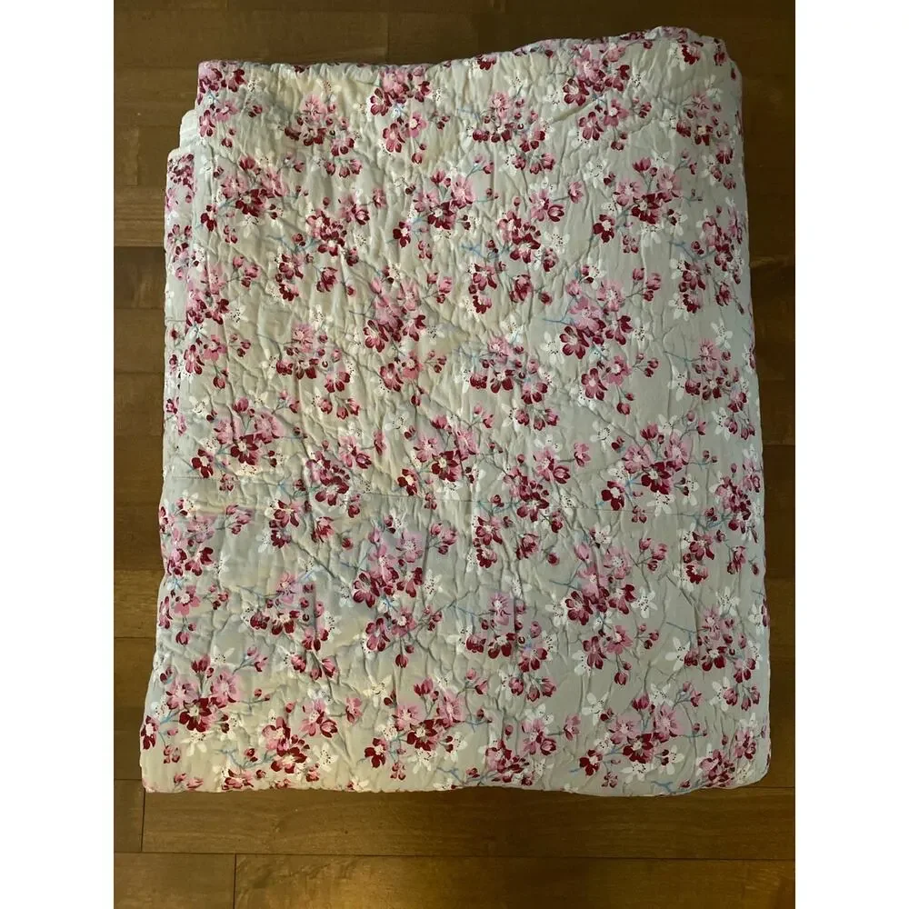 Annie Selke Pine Cone Hill Rumer Floral King Quilt Set